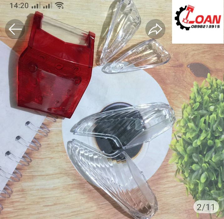 Nắp hậu - Nắp đèn xi nhan Trước Sau cho xe FUTURE Neo