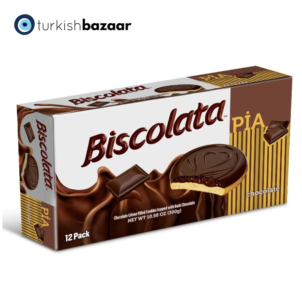 Bánh Socola kem Biscolata Pia 600g (24 x 25g)