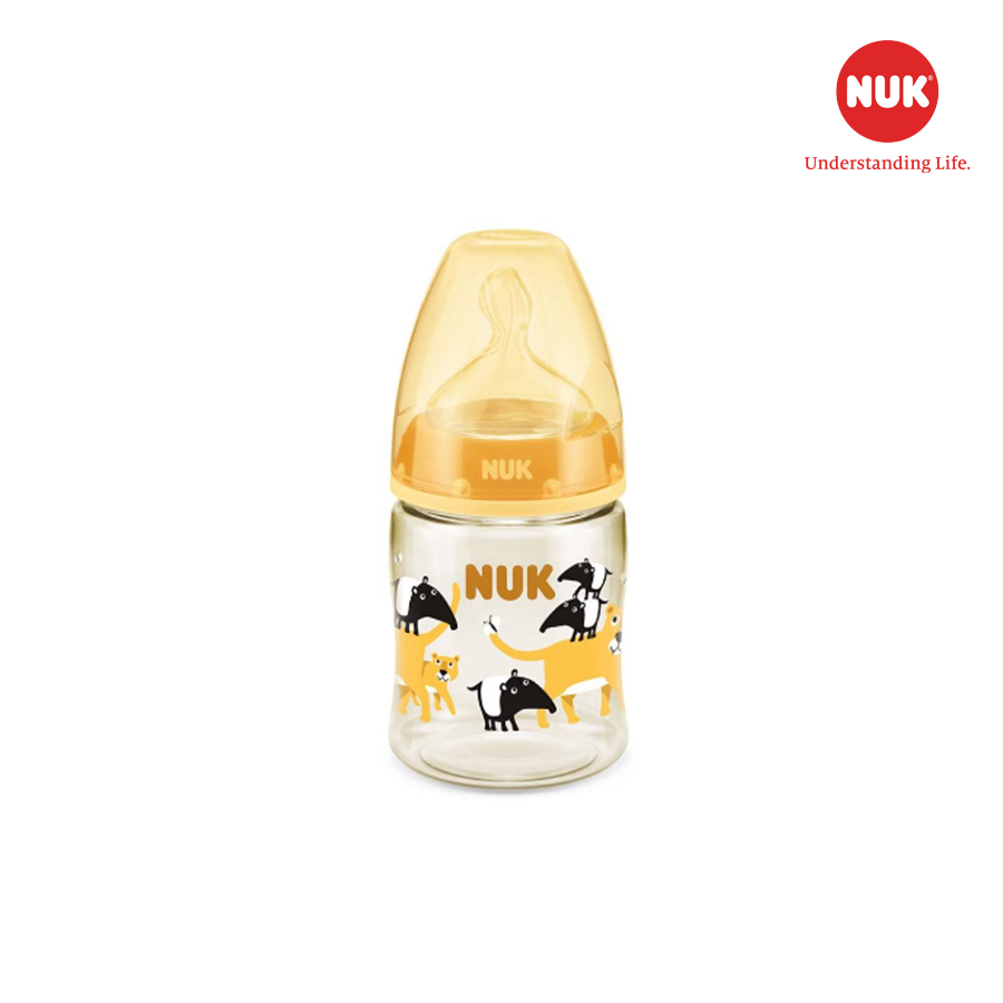 BÌNH SỮA NUK PREMIUM CHOICE+ NHỰA PPSU 150ML NÚM TI S1-M (ANIMALS) ( Màu ngẫu nhiên )