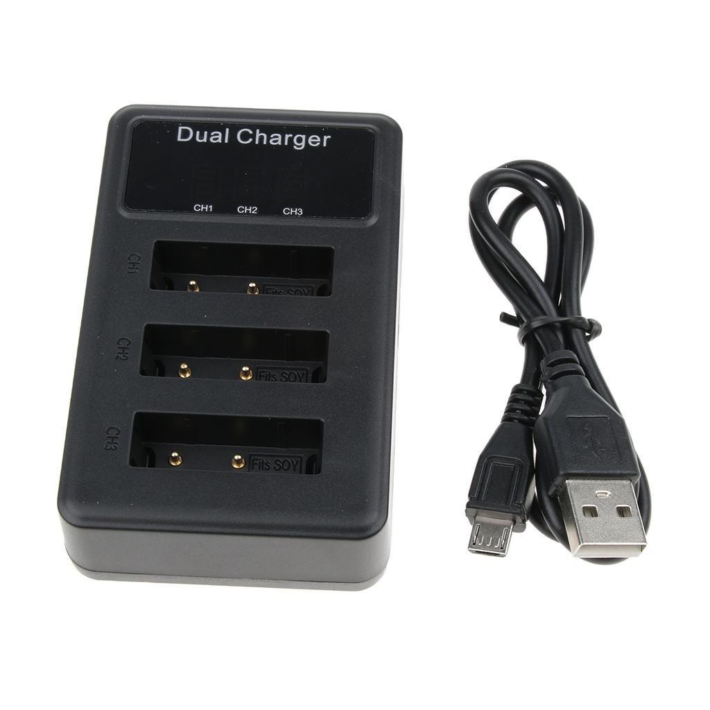 3-Channel Battery Charger for Sony NP-BX1 Cyber-shot DSC-RX100, DSC-RX100 II, DSC-RX100M II, DSC-RX100 III, DSC-RX100 V, DSC-RX100 IV, HDR-CX405