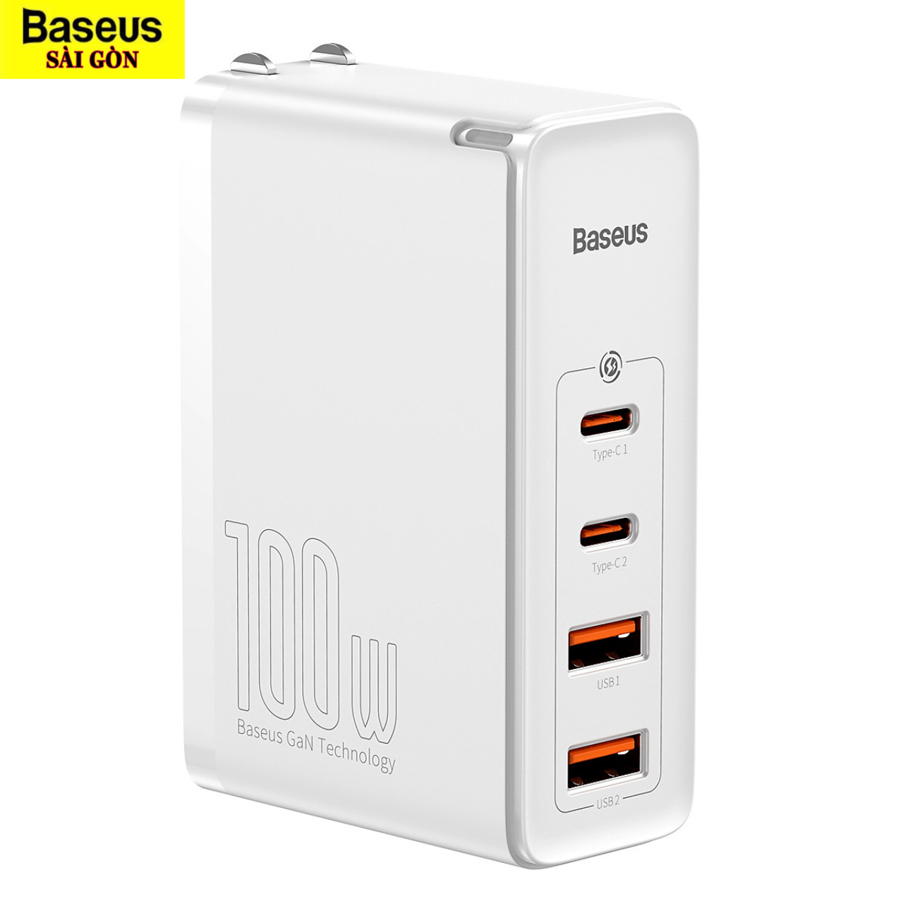 Bộ sạc nhanh 100W Baseus GaN2 Pro Quick Charger 4 Ports (Type C*2 &amp; USB*2)- Hàng chính hãng
