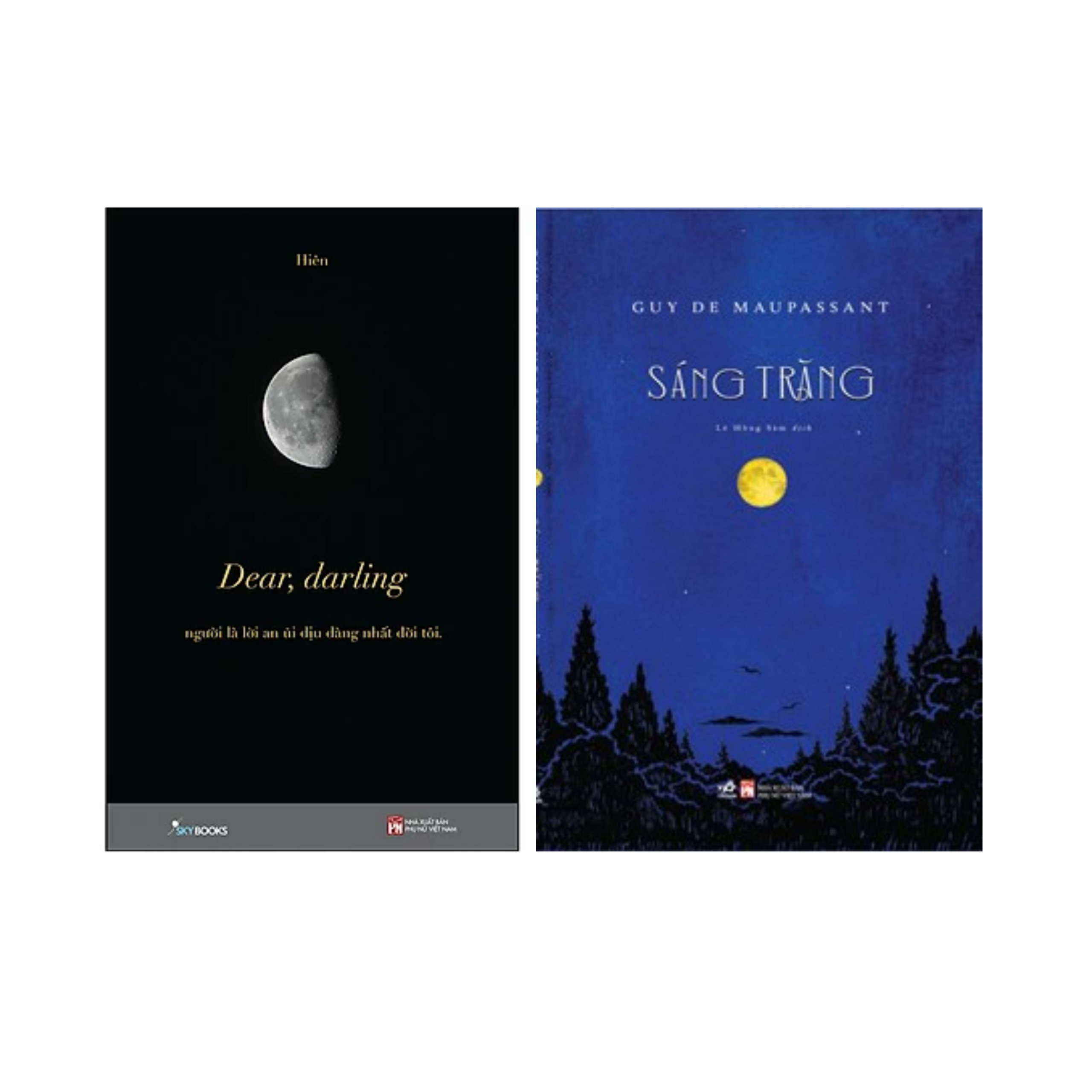 Combo 2Q Truyện Ngắn - Tản Văn - Tạp Văn : Sáng Trăng + Dear, Darling