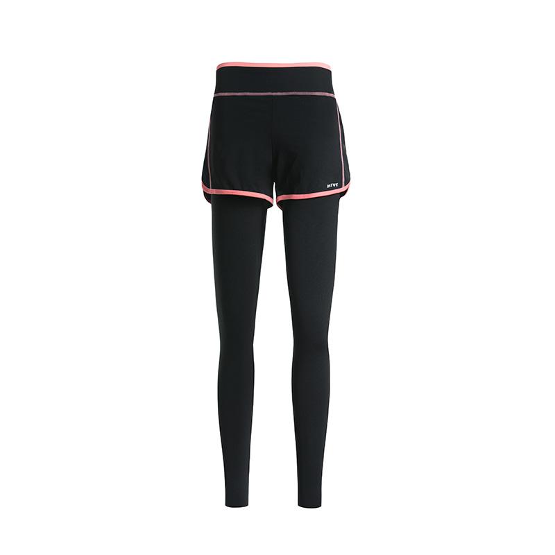2 Trong 1 Chạy Quần Legging Quần Short Nữ Quần Legging Tập Thể Thao, Yoga, Chặt Chẽ Đào Tạo Thoáng Khí Tập Gym Quần Co Giãn Áo Thể Thao