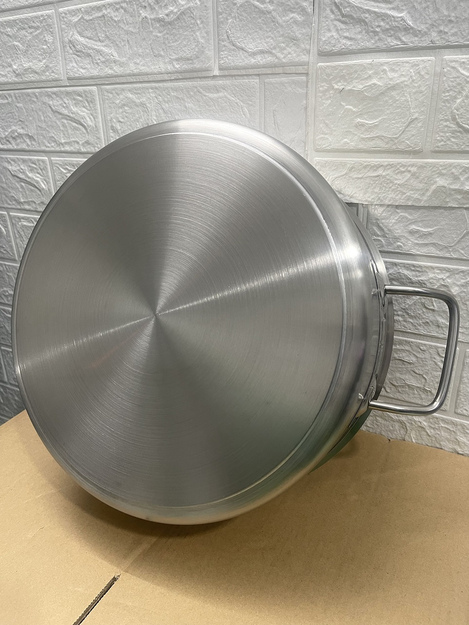 Nồi Inox 2 Quai Cao Cấp 3 Đáy _ Dung Tích: 9.6Lít _