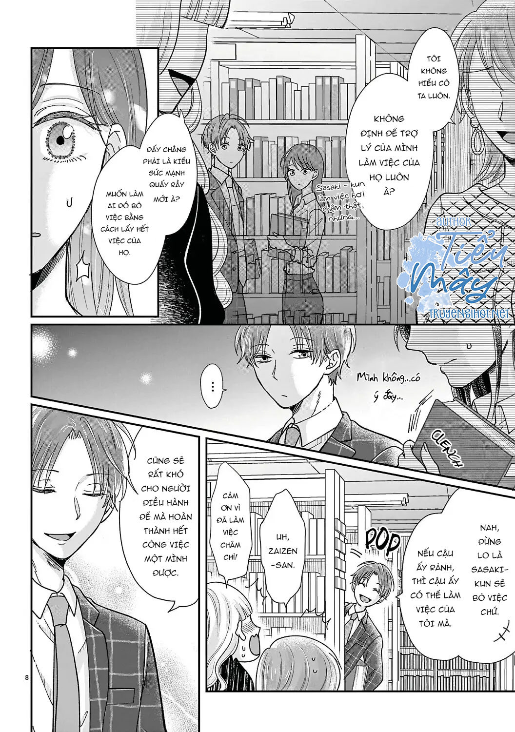 đồng nghiệp ưu tú phát hiện ra điểm yếu của tôi chapter 2 8