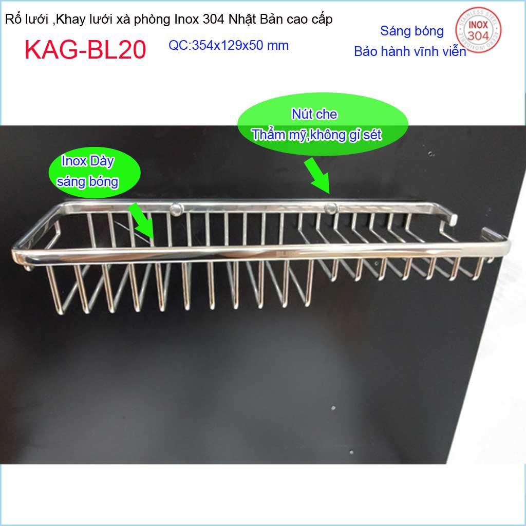 Kệ inox 304 Nhật Bản cao cấp KAG-BL20