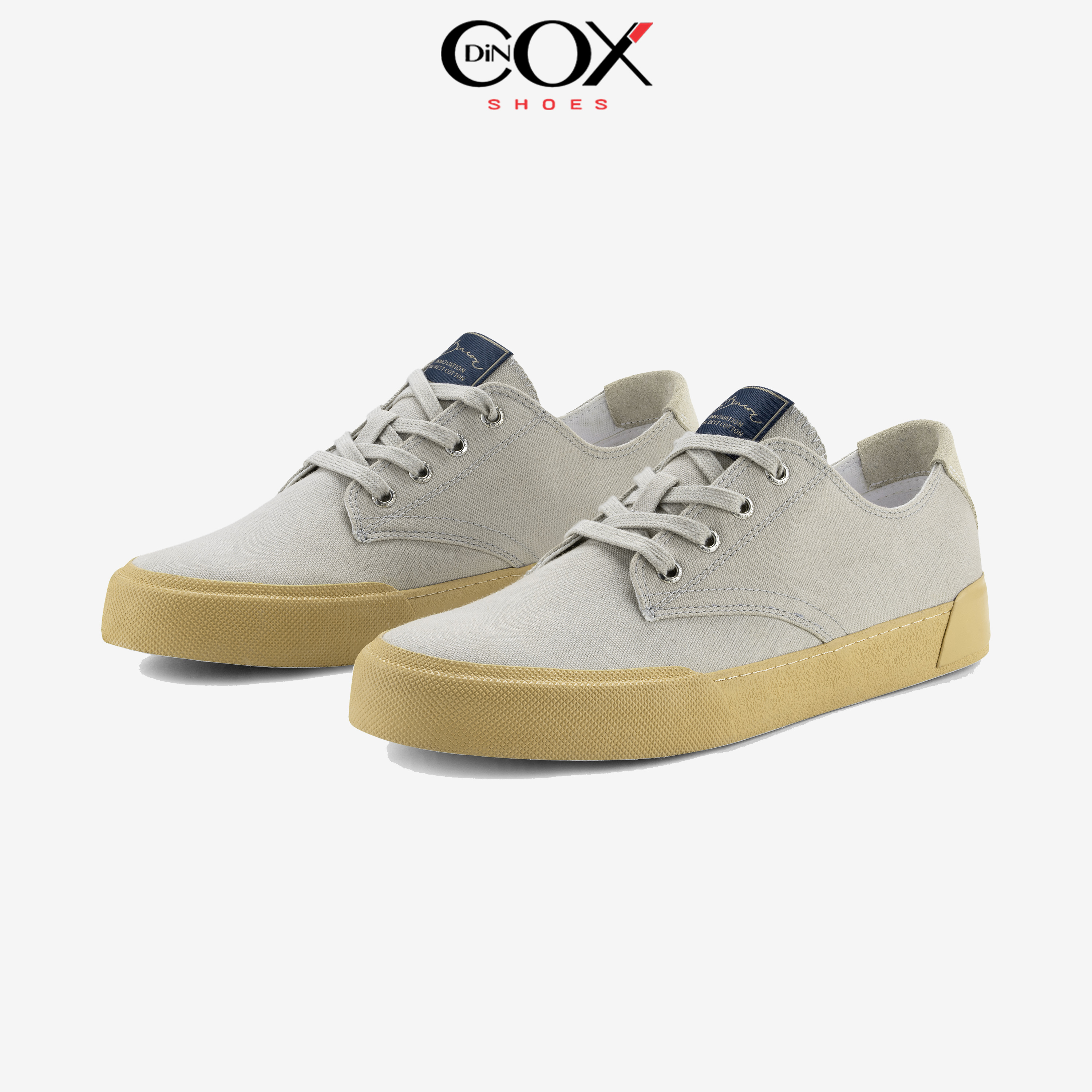 Giày Sneaker Vải Canvas Nam E22 Fog London Thanh Lịch Dincox