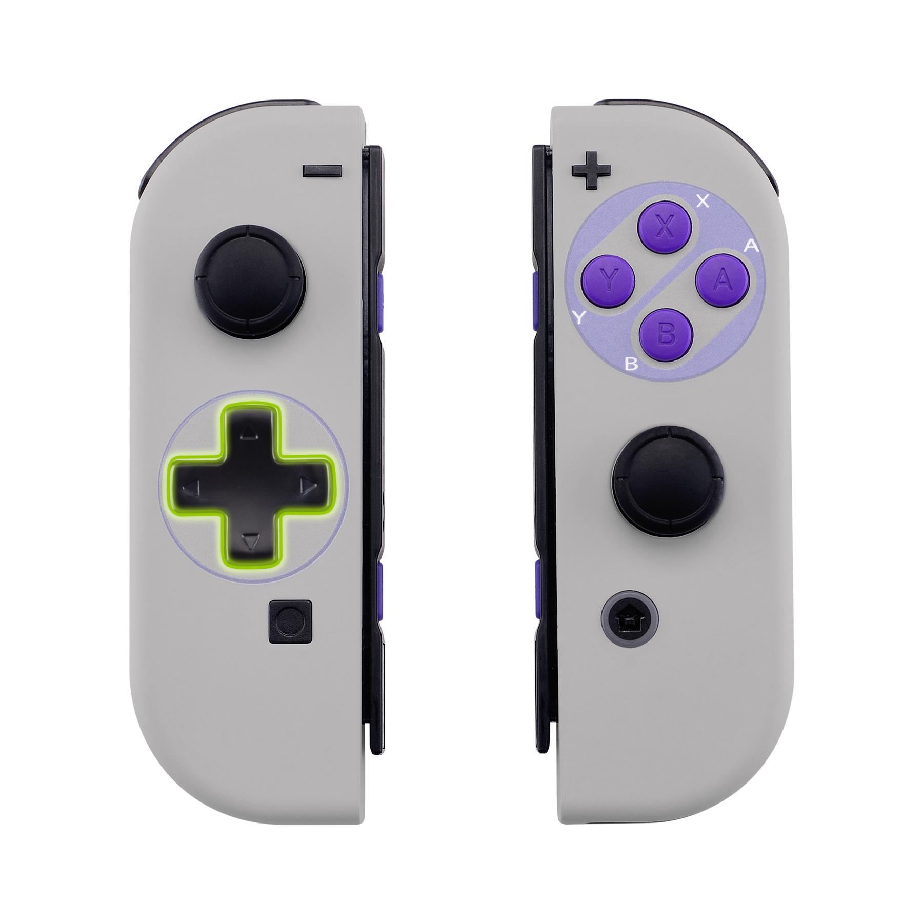 Vỏ bộ điều khiển cảm ứng mềm SNES cực đoan với các nút đặt đầy đủ cho công tắc NS