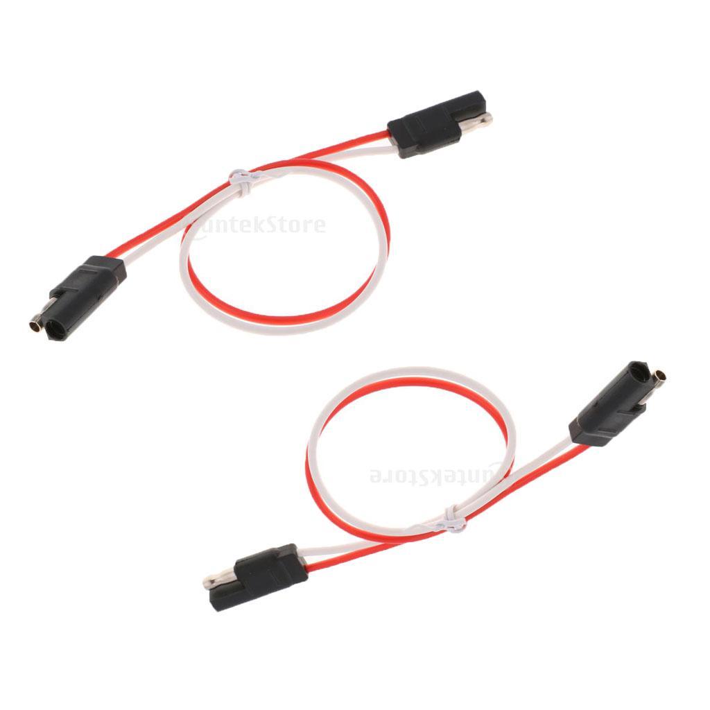 Car 18 2Pin SAE Waterproof Wire Harness Plug