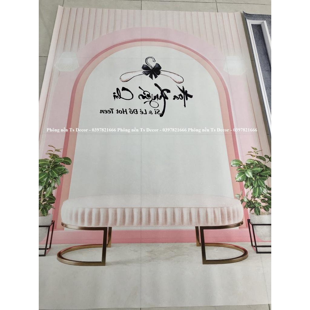 Phông Nền Chụp Ảnh Livestream 3D 5D Giành Cho Tiệm Nail,Shop Thời Trang,Áo Cứoi