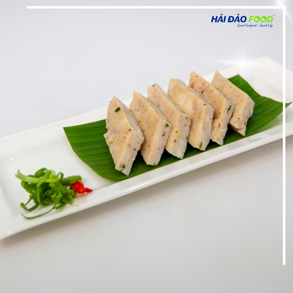 Chả Cá Thu Phú Quốc Nguyên Chất HẢI ĐẢO FOOD Hấp 200 g / TÚI