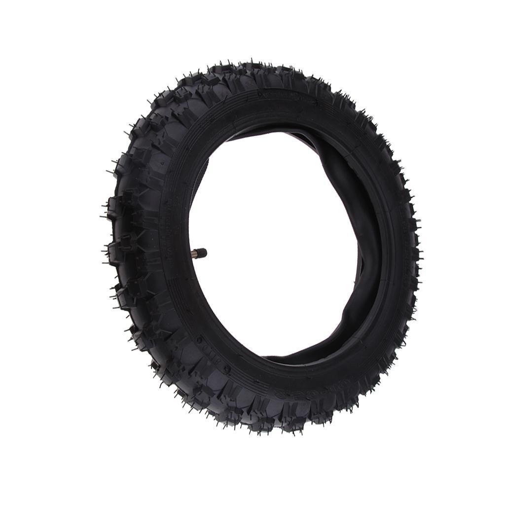 2 Pieces Black 2.50-10 2.50x10 Rubber Tire & Inner Tube Set for CRF50 XR50