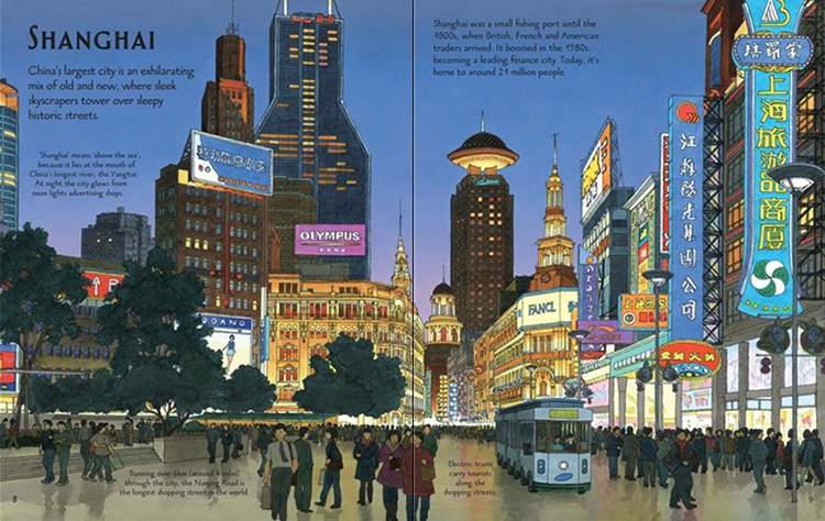 Sách tương tác tiếng Anh - Usborne See Inside Great Cities