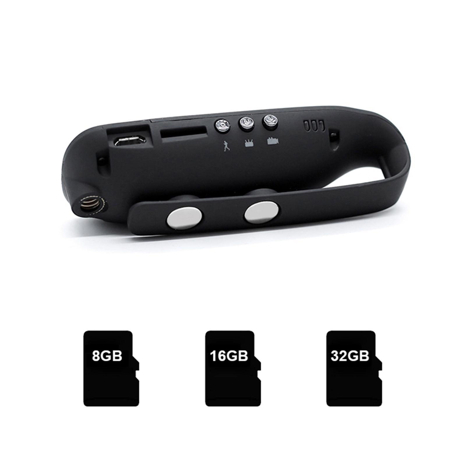 Body Camera Back Clip 1080P  Storage WiFi Noise Reduction for Men