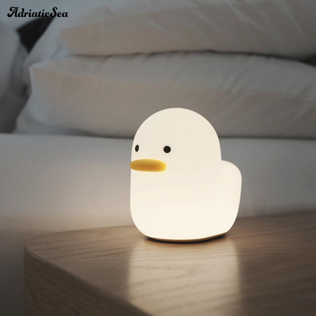 Đèn LED Sạc USB Siêu Mềm Hình Vịt Dễ Thương