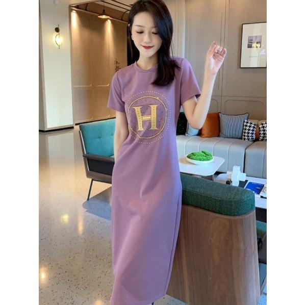 ĐẦM SUÔNG CHỮ H ĐÍNH ĐÁ