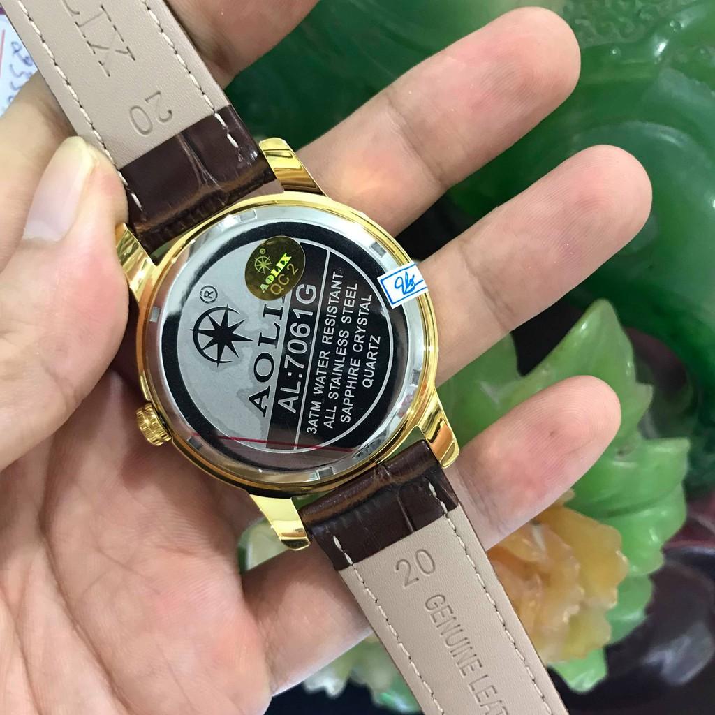 Đồng hồ nam ️️ Model AOLIX 7061G Full hộp chính hãng, Kính Sapphire chống xước chống nước tốt