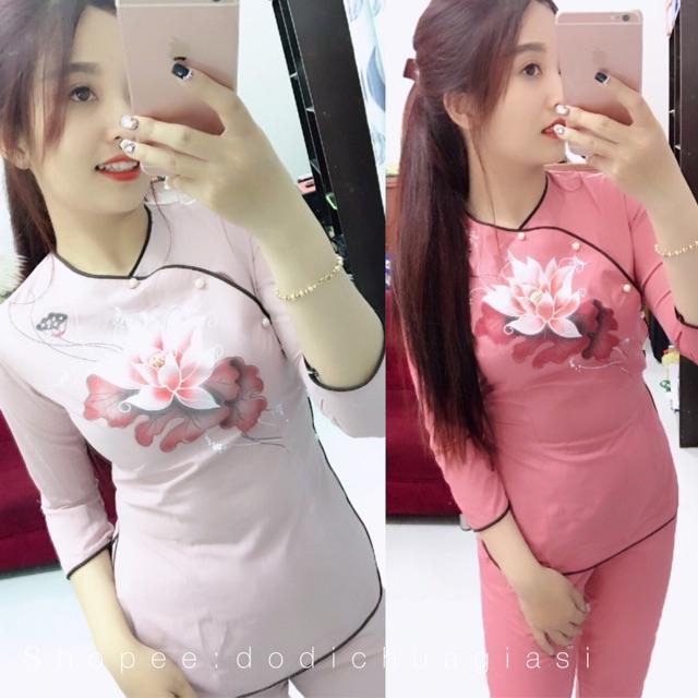 Đồ Lam # Mẫu Nút Ngọc#Đồ Bộ # Quần Áo Nữ Đi Chùa
