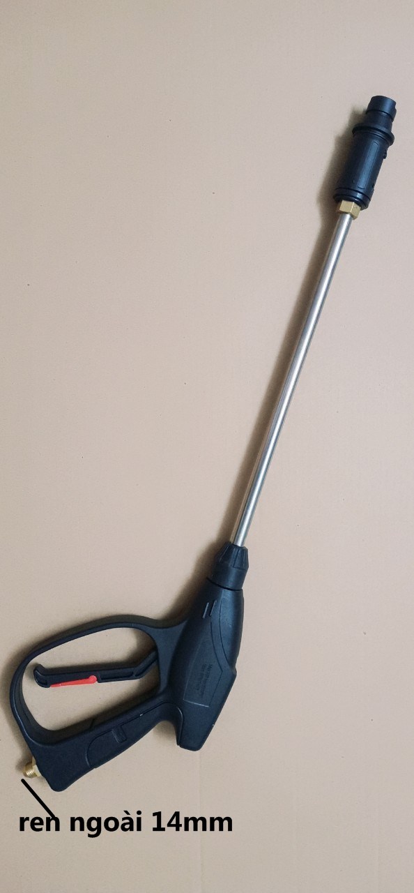 Vòi Xịt Áp Lực Cao Mỏ Vịt Ren Ngoài 14mm Dài 68cm