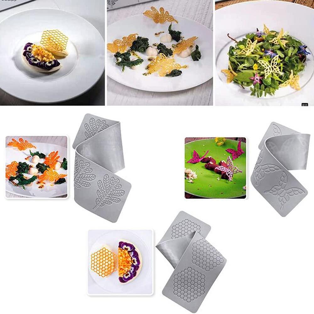 2PCS Cake Ren Mold, Ren Fondant Mussels, Silicone Ren Mold để trang trí bánh, 5 lỗ