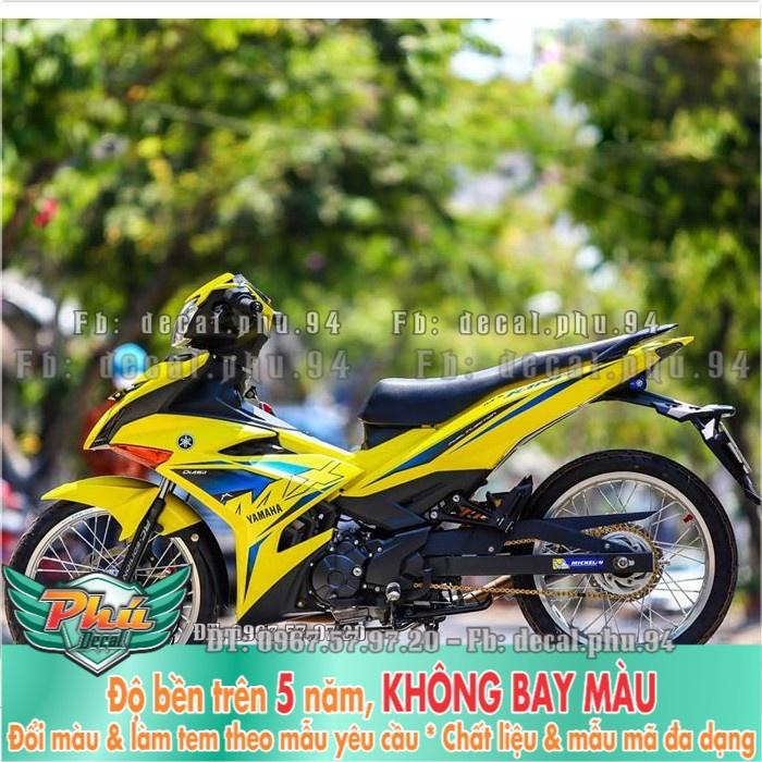 Tem rời EX 150 MX 2019 vàng xanh