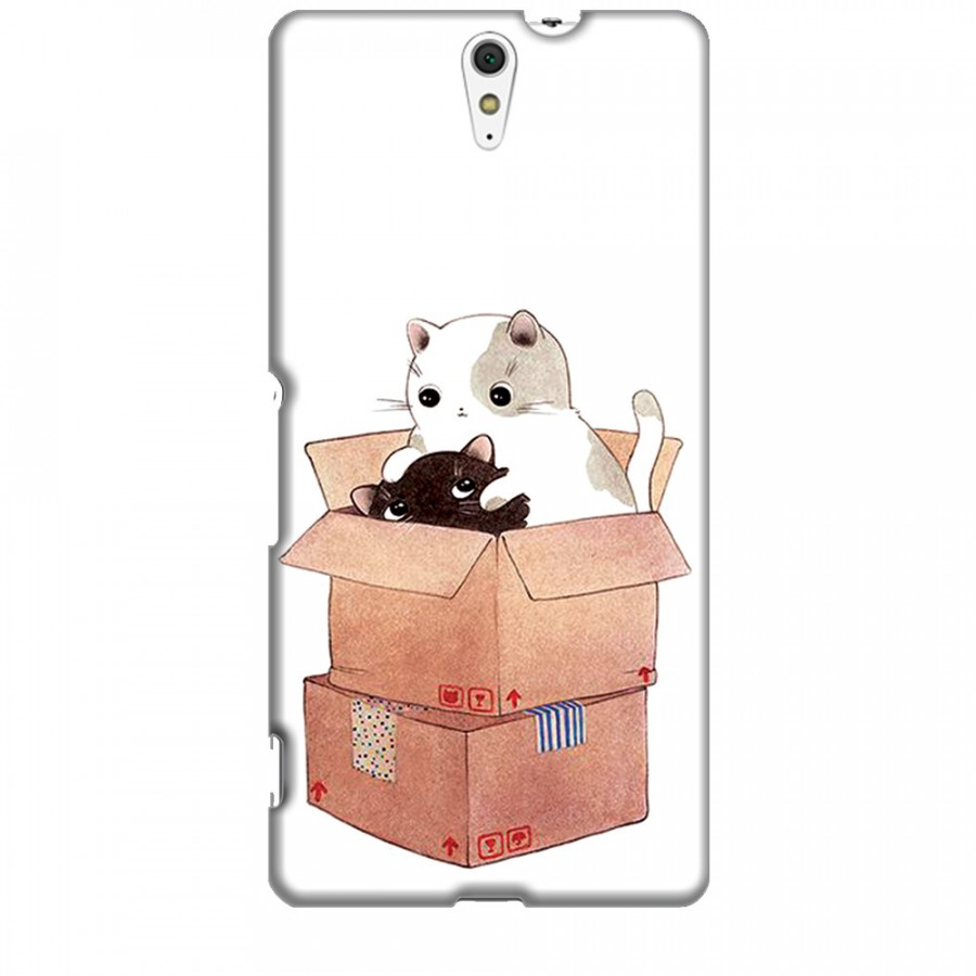 Ốp lưng dành cho điện thoại SONY C5 ULTRA Mèo Con Dễ Thương