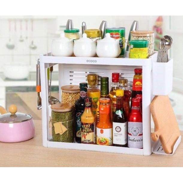 Kệ gia vị 2 tầng Ecoco hàng cao cấp
