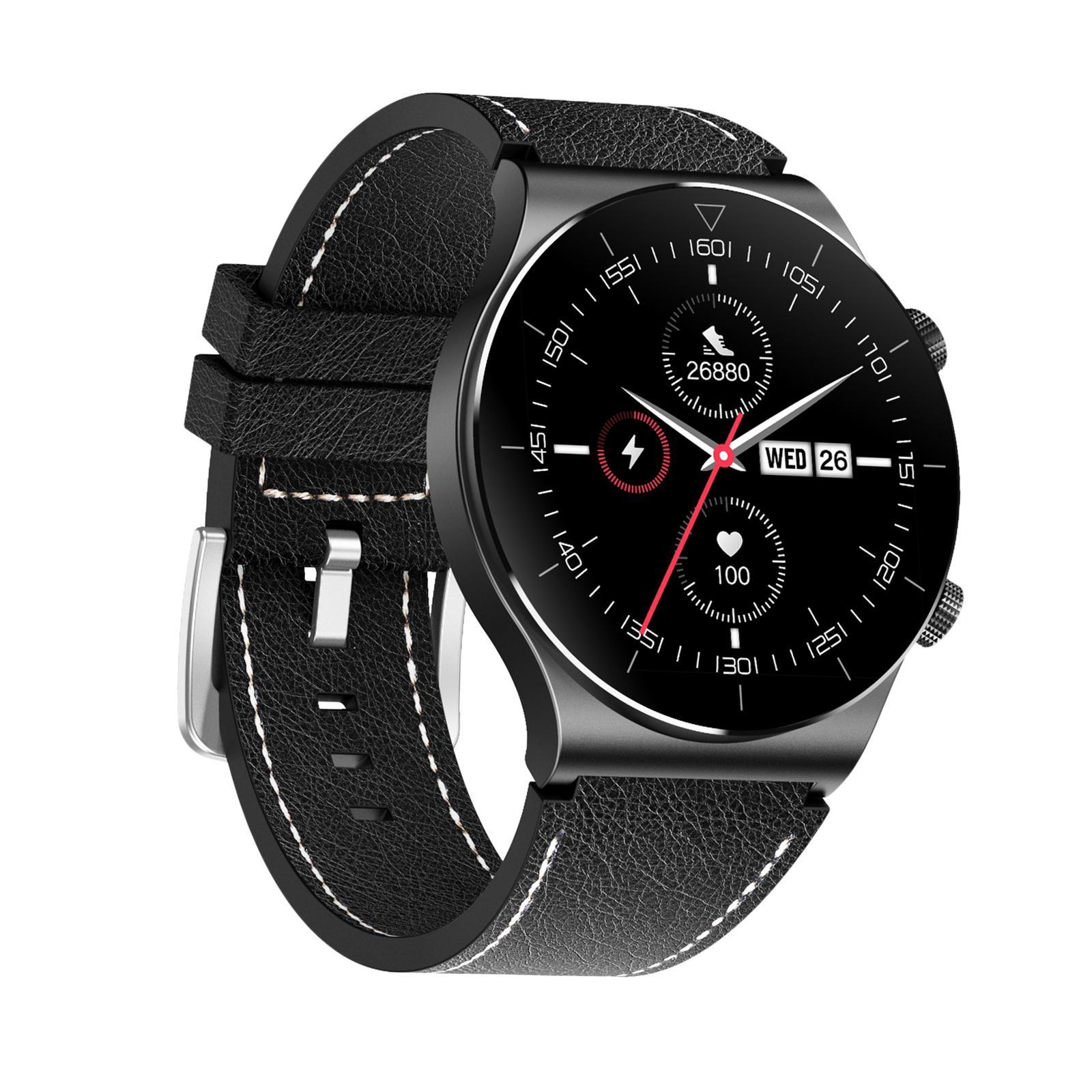 Sports Men Smartwatch Waterproof Bluetooth Call Calorie Counter Black 01