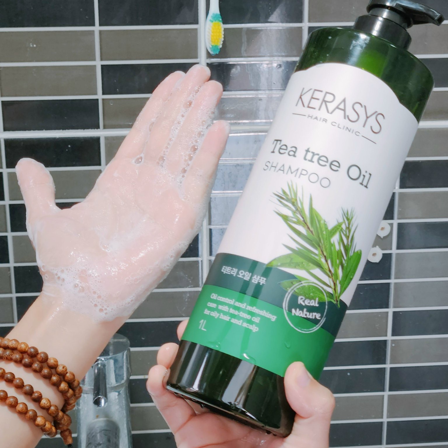 Combo Dầu Gội &amp; Xả Kerasys Tea Tree Oil