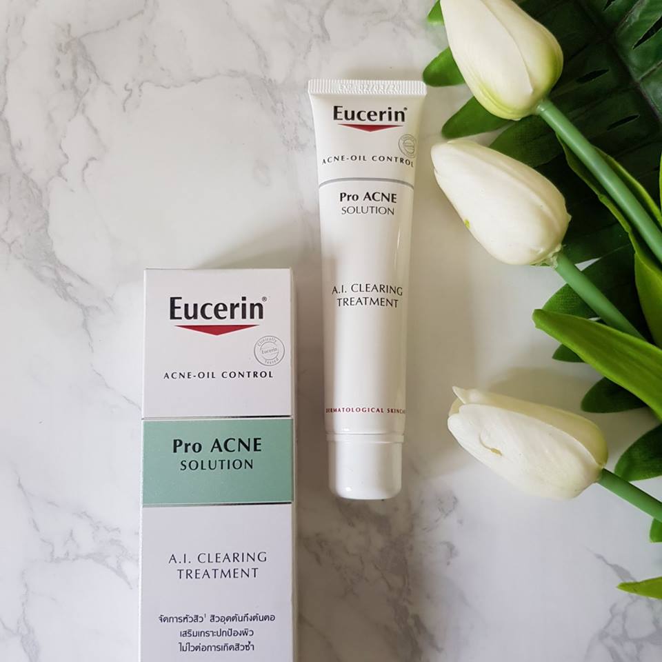 Combo Eucerin PRO Acne AI Clearing Treatment tặng Gel Rửa Mặt Giảm Mụn