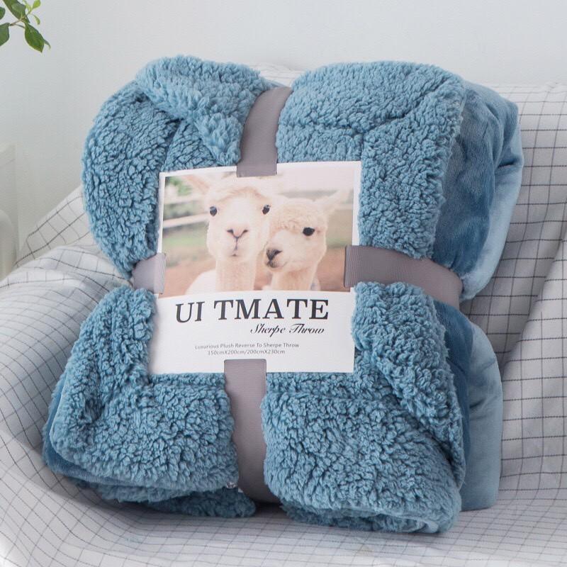 Chăn lông cừu Ultimate siêu mềm mịn hàng cao cấp - Ảnh thật do shop tự chụp