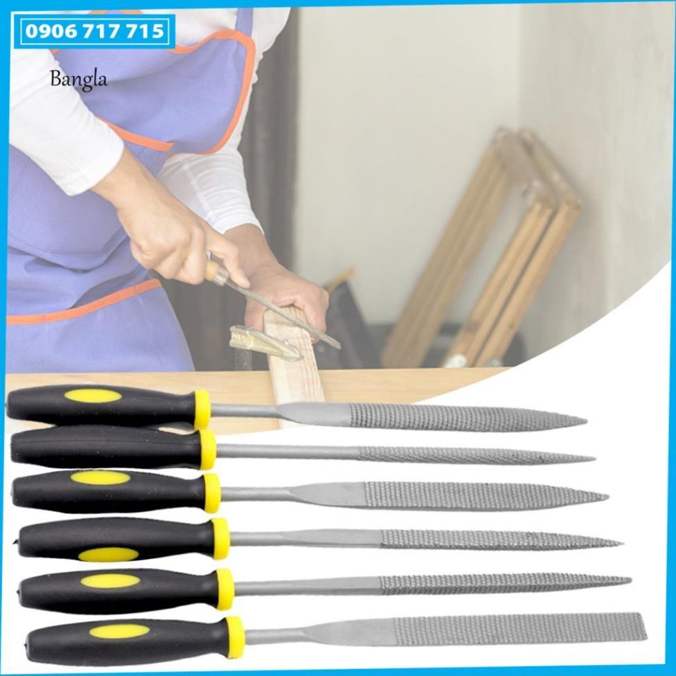 Bộ 6 Cây Dũa Gỗ Đa Năng Chuyên Nghiệp 3mm - 4mm - 5mm