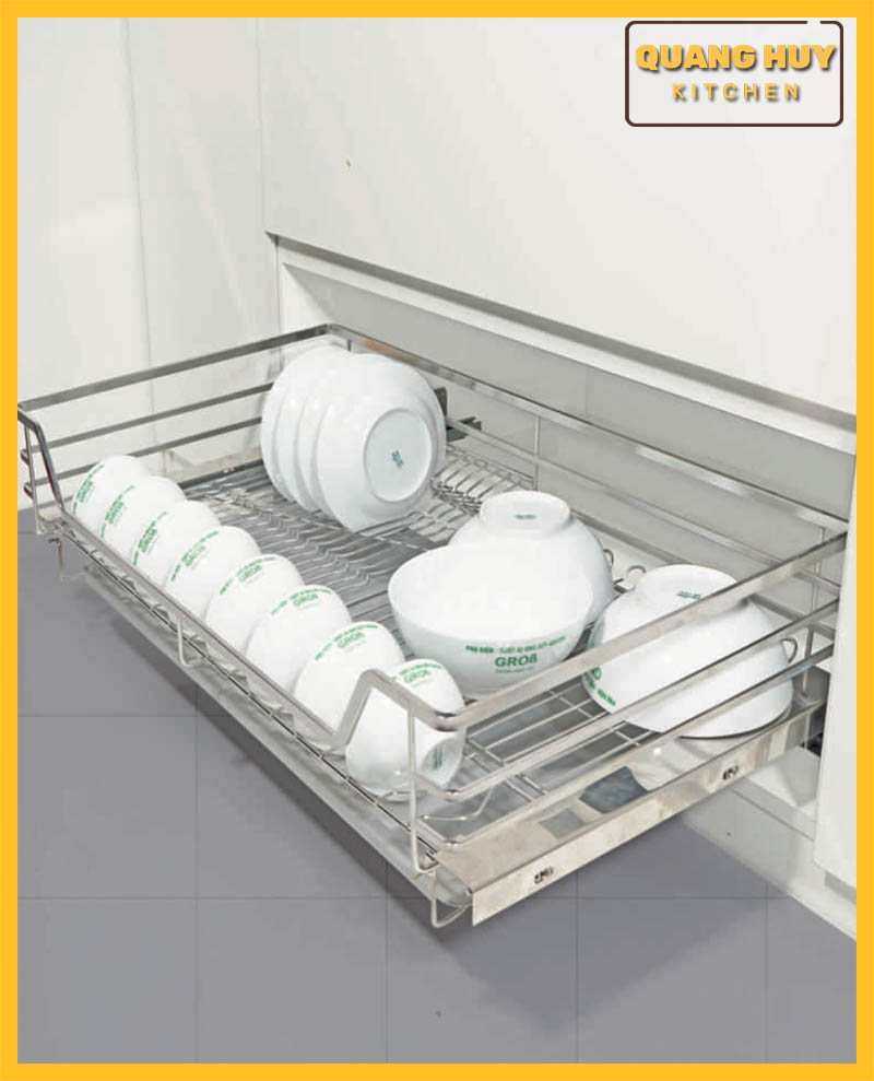 Giá úp bát đa năng nan dẹt inox 304 thương hiệu Grob mã GC304