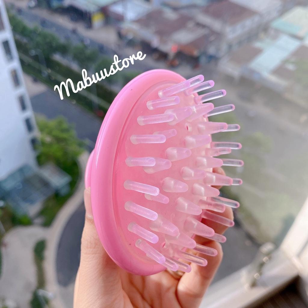 Lược Gội Đầu Massage Gai Silicon Mát Xa Da Đầu, Giảm Rụng Tóc