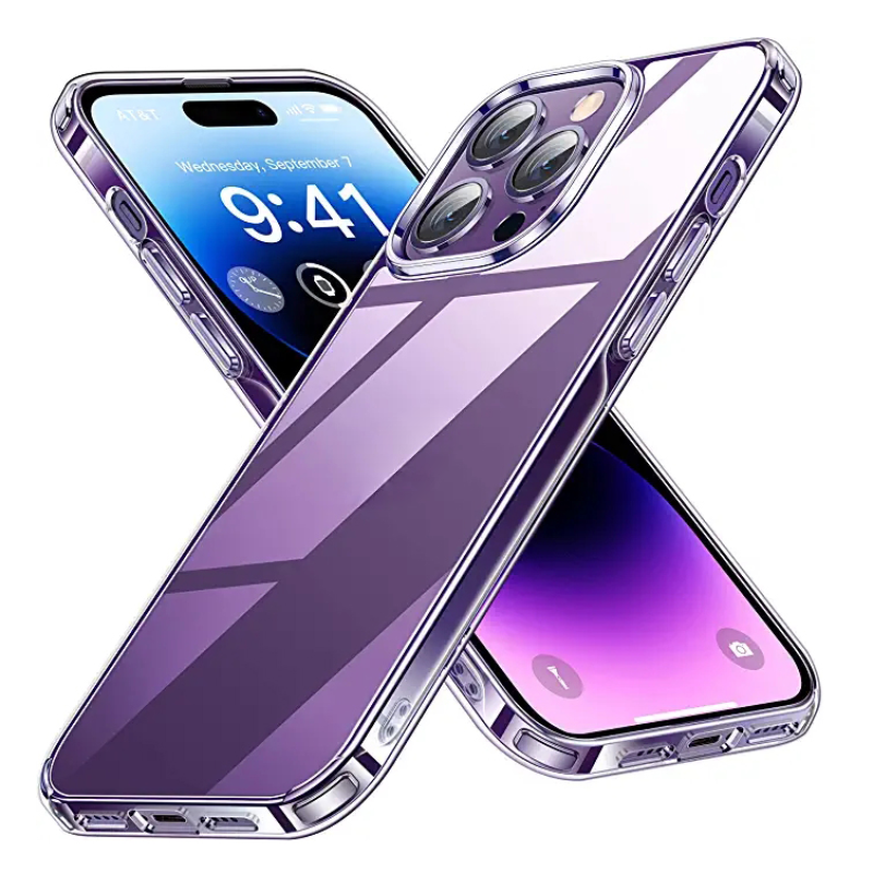 Ốp lưng chống sốc trong suốt cho iPhone 14 Pro Max (6.7 inch) hiệu Rock Space Protective Case siêu mỏng 1.5mm độ trong tuyệt đối, chống trầy xước, chống ố vàng, tản nhiệt tốt - hàng nhập khẩu