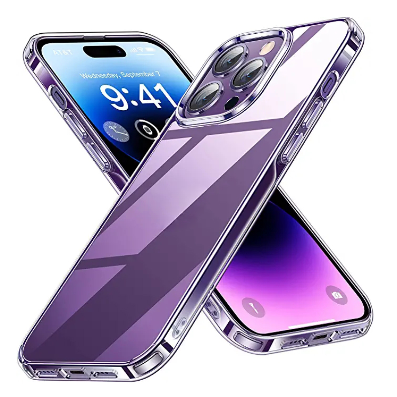 Ốp lưng chống sốc trong suốt cho iPhone 14 Pro Max (6.7 inch) hiệu Rock Space Protective Case siêu mỏng 1.5mm độ trong tuyệt đối, chống trầy xước, chống ố vàng, tản nhiệt tốt - hàng nhập khẩu