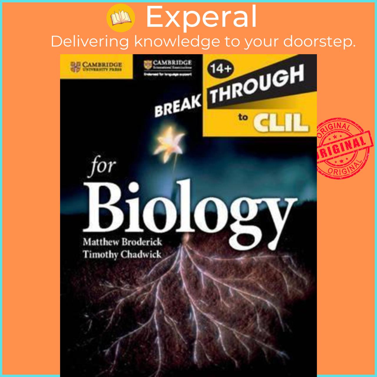 Sách - Breakthrough to CLIL for Biology Age 14+ Workbook by Matthew Broderick