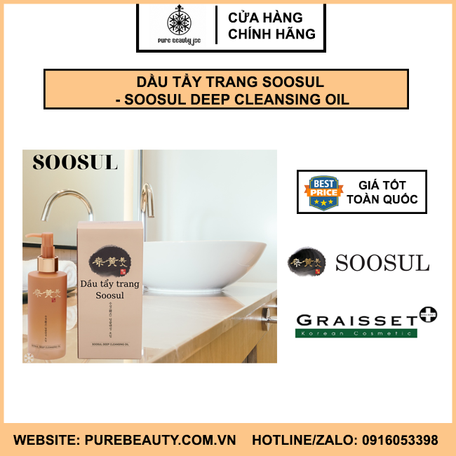 DẦU TẨY TRANG SOOSUL - SOOSUL DEEP CLEANSING OIL