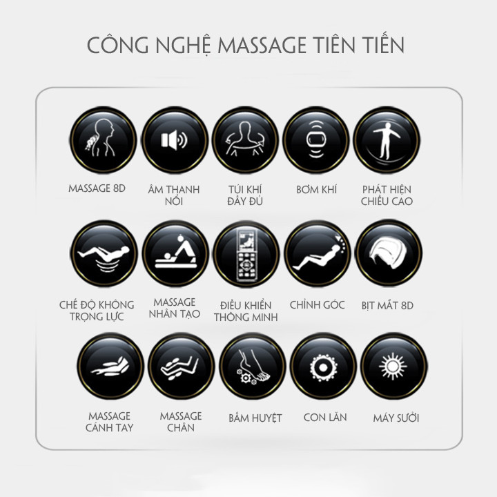 Ghế Massage Toàn Thân Cao Cấp - Ghế Matxa Trị Liệu Toàn Thân Thế Hệ Mới, Ghế Massage Trị Liệu Toàn Thân, Ghế Matxa Toàn Thân Công Nghệ Mới - Giao Màu Ngẫu Nhiên