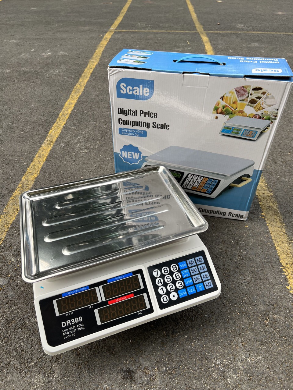Cân điện tử tính tiền - Cân Điện Tử Bán Hàng Tiếng Việt 40kg/5g giá rẻ