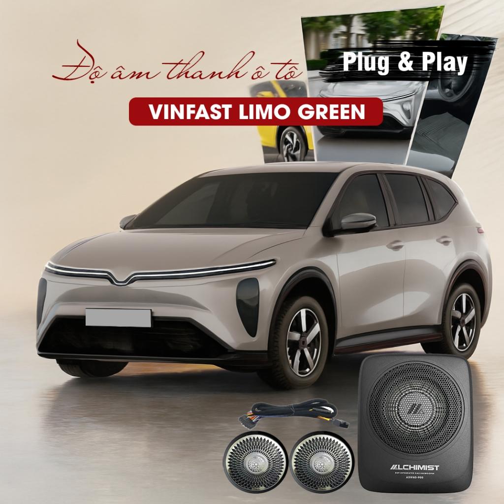 Combo Loa Sub DSP xe Vinfast Limo Green có Âm Thanh Mid Sắc Nét kèm sub trầm plug&amp;play cao cấp