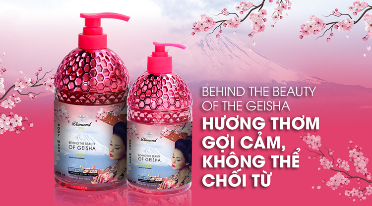 Sữa Tắm Nữ Behind The Beauty Of The Geisha Diamond Africa (580ml)