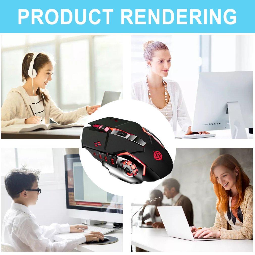 Pro Game Thủ Chơi Game 6D 3200DPI Có Thể Điều Chỉnh Quang Có Dây LED Chuột Máy Tính USB Cáp Silent Chuột Cho Laptop