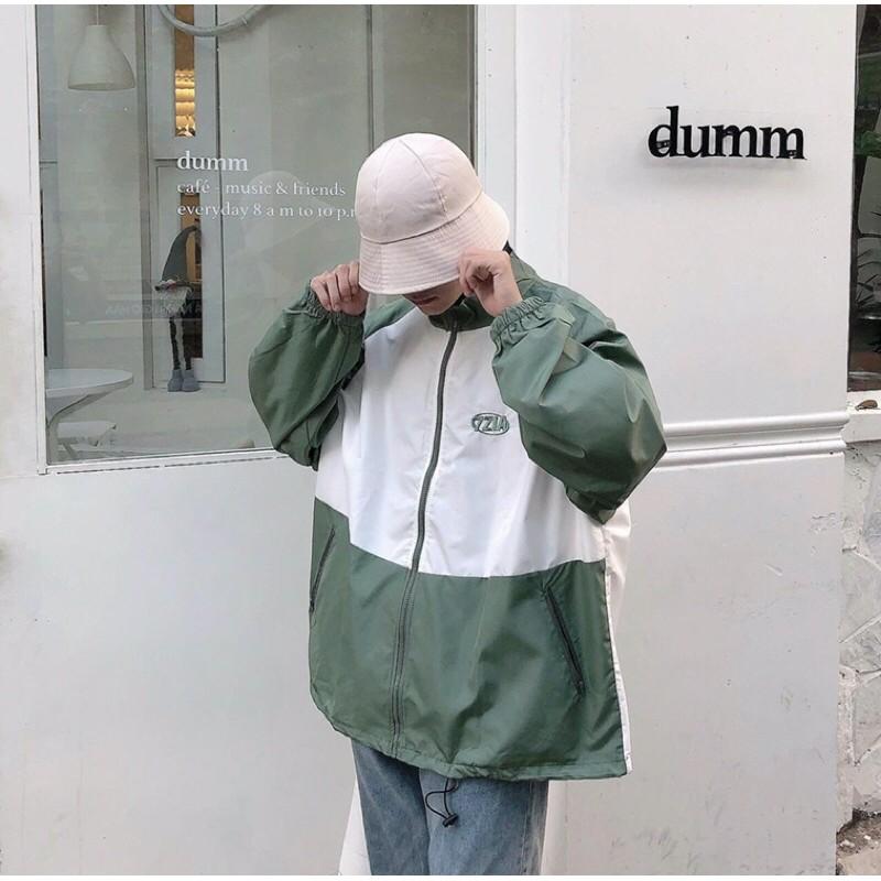 Áo khoác dù nam nữ kiểu bom bẻ 2size L,XL