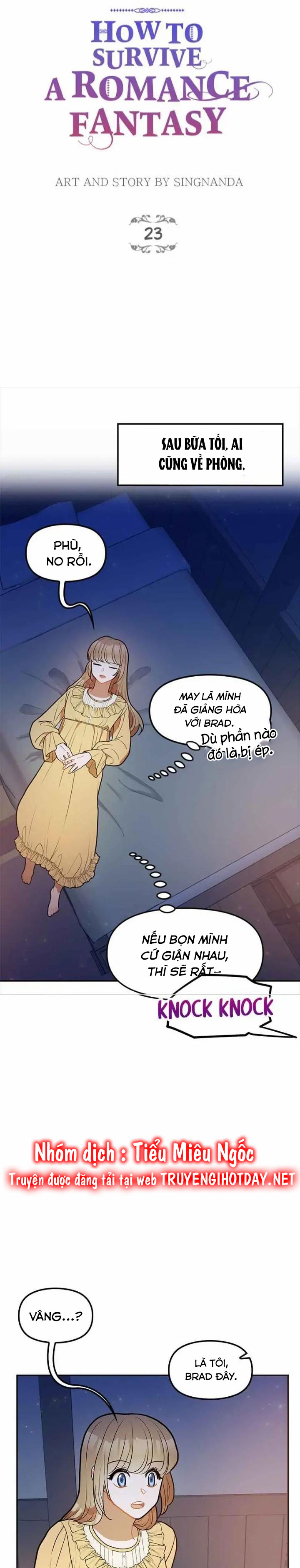 làm cách nào để sống sót trong cuốn tiểu thuyết ngôn tình lãng mạn chapter 23 7