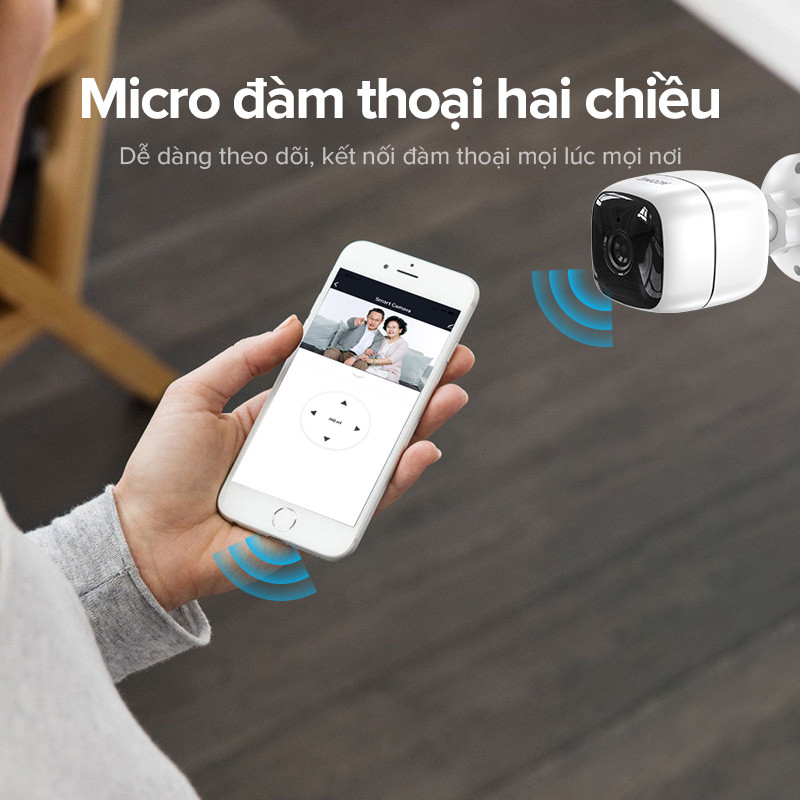 Camera Wifi Cố Định Ngoài Trời Chống Trộm ACOME, Độ Phân Giải 1080P, Dùng APP ACOME IOT - Hàng Chính Hãng