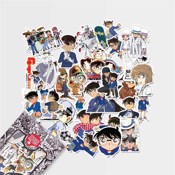 Conan - Set 30 sticker hình dán