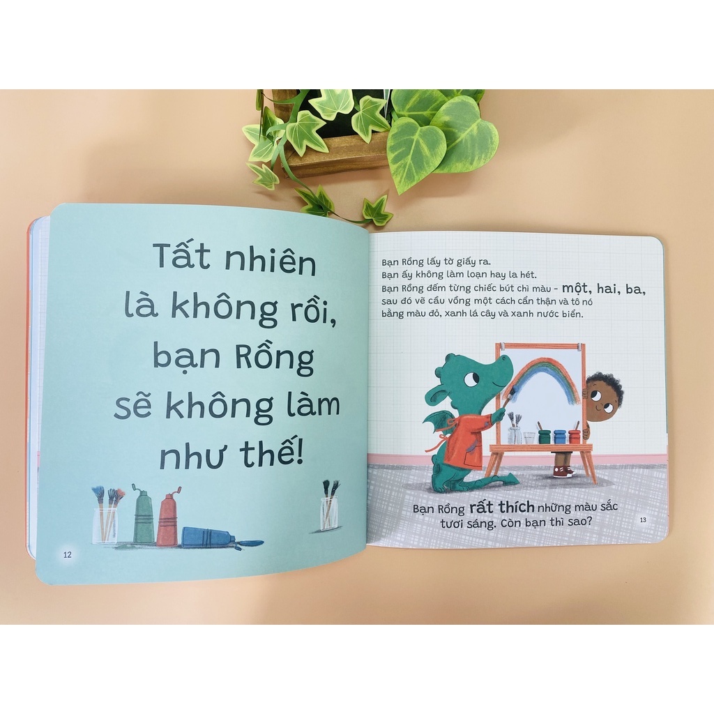 Sách Kỹ Năng - Khi Bạn Rồng Đến Trường - Dạy Bé Cách Ứng Xử ( 3-6 tuổi )