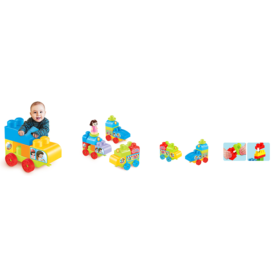 Đồ chơi lắp ráp Tinitoy First Block xe ô tô 313T-33A