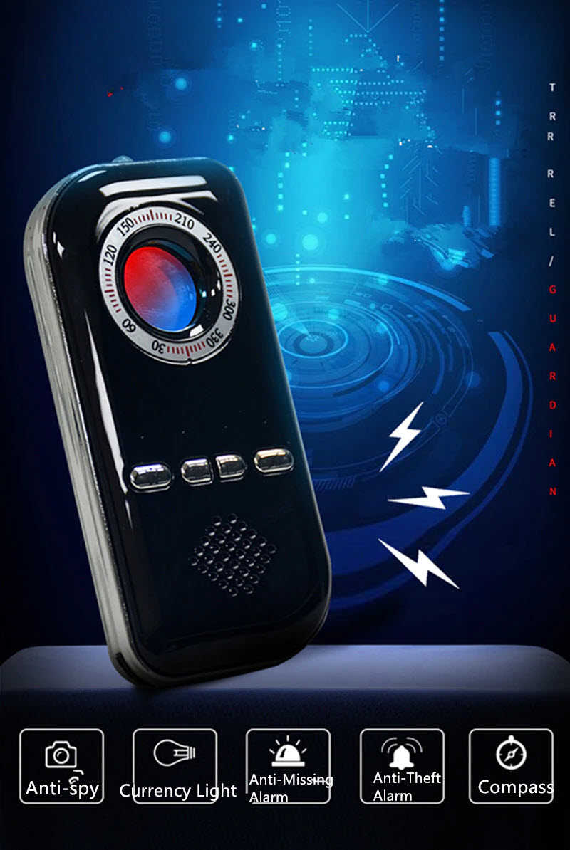 ROGTZ - Mày dò Camera ẩn Tiền Fake La bàn Chống trộm cao cấp K300  Báo động rung Đèn cảnh báo chống mất trộm Nhỏ gọn Hiệu quả Chính xác cao Chất liệu cao cấp Độ bền cao Phạm vi phát hiện rộng Hàng Chính Hãng